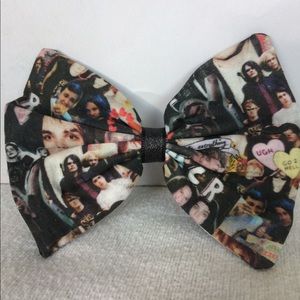 my chemical romance hair clip bow